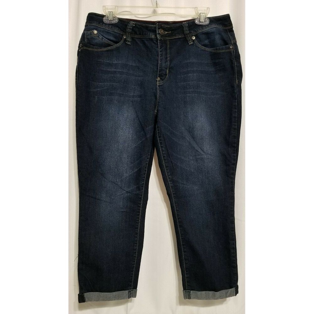 Cuffed Ankle Jeans 14P Royalty WannaBettaButt?